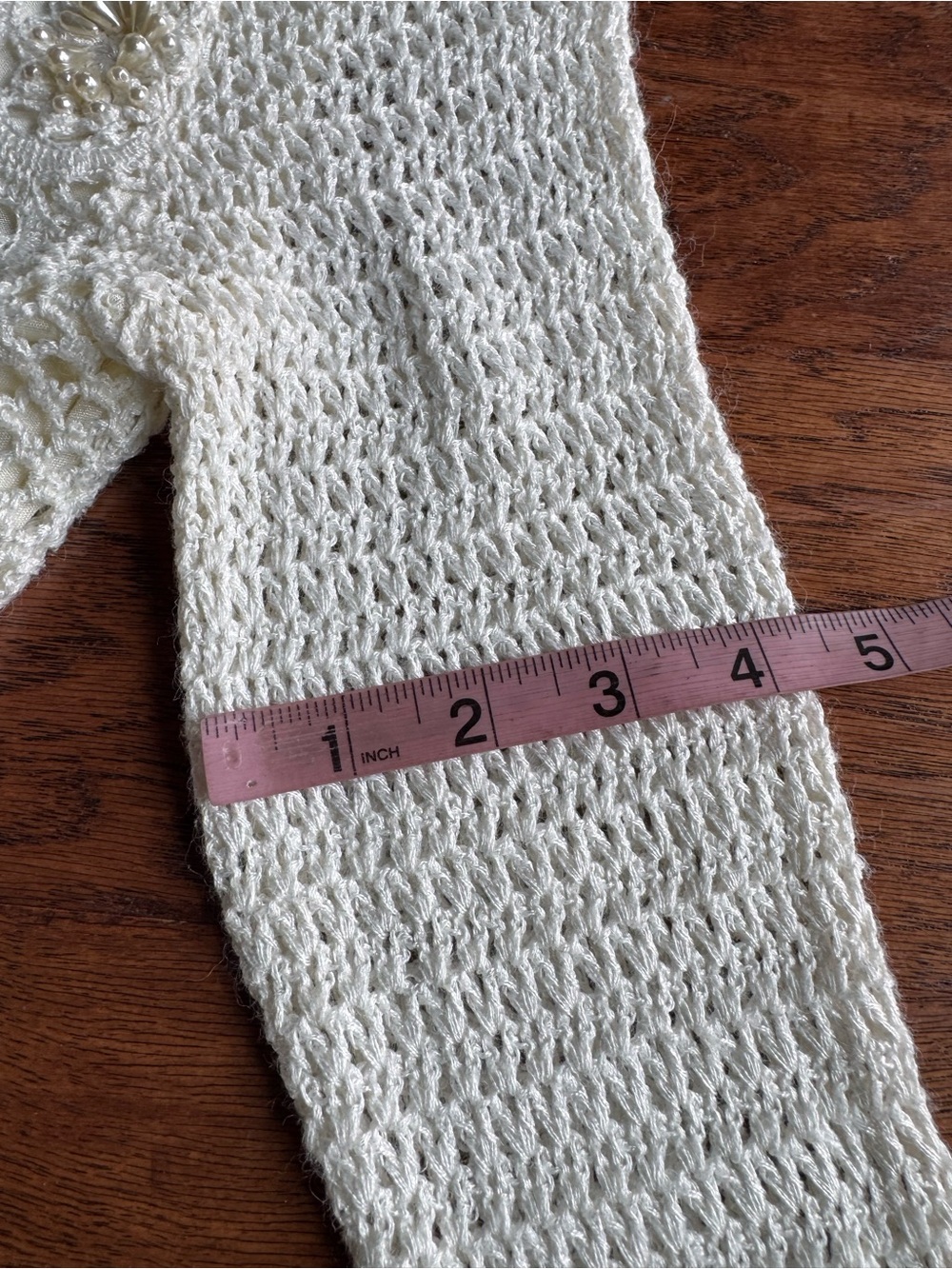Peck & Peck Crochet Beaded Knit Sweater - Picture 14 of 14